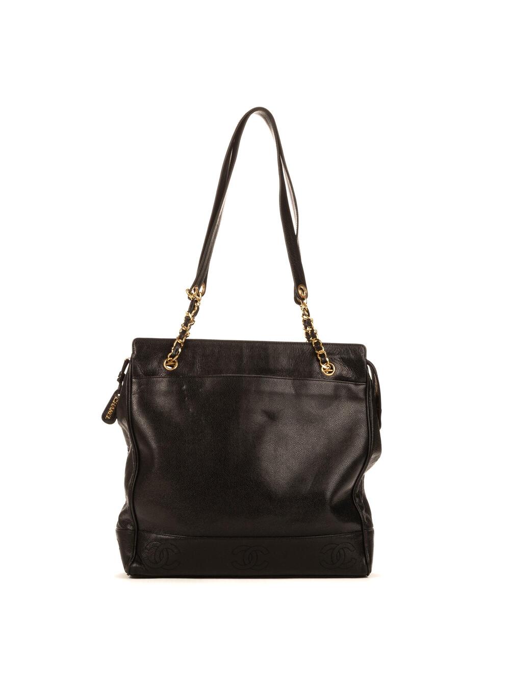 Chanel Vintage Stitched Cc Shoulder Bag #311267C24B